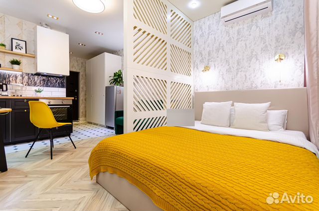 

Квартира-студия, 33 м², 2 кровати