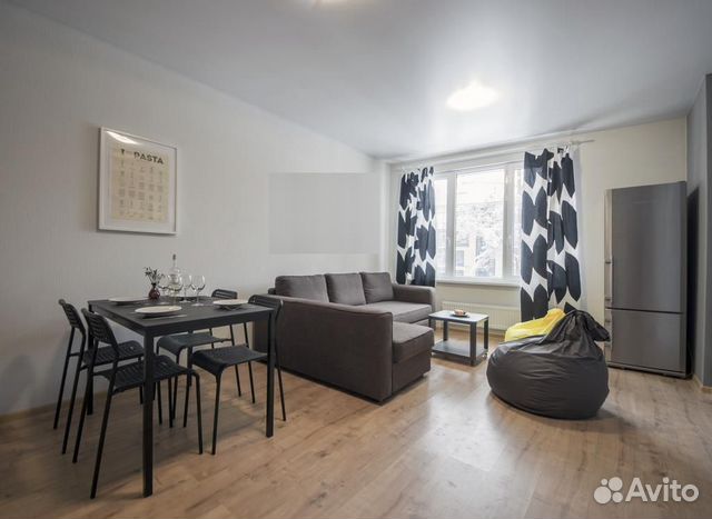

1-к. квартира, 53 м², 2 кровати