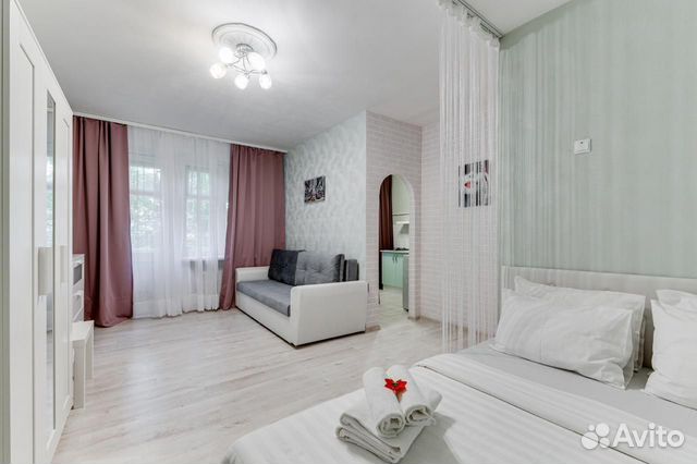 

1-к. квартира, 35 м², 2 кровати