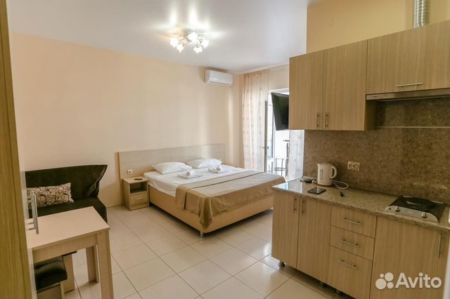 

Квартира-студия, 35 м², 2 кровати