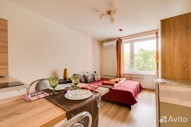 

Квартира-студия, 23 м², 1 кровать
