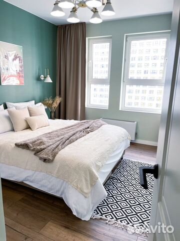 

1-к. квартира, 38 м², 2 кровати