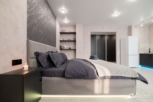 

Квартира-студия, 43 м², 2 кровати