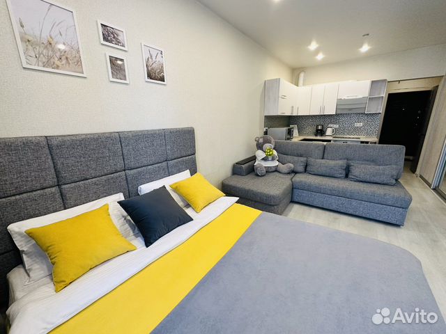 

Квартира-студия, 38 м², 2 кровати