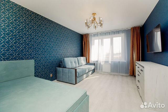 

1-к. квартира, 45 м², 2 кровати