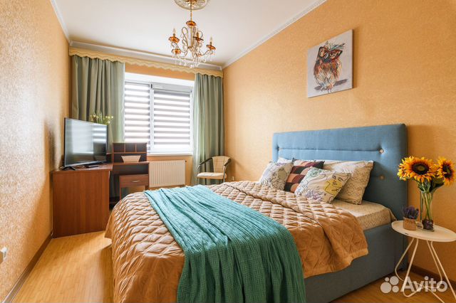 

1-к. квартира, 38 м², 1 кровать