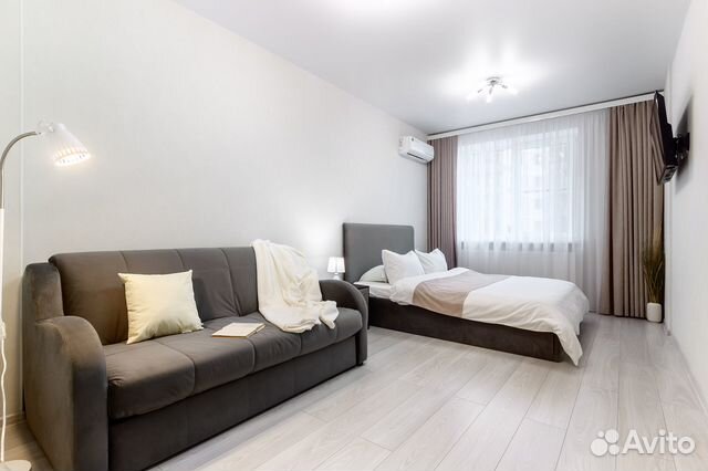 

1-к. квартира, 37 м², 2 кровати