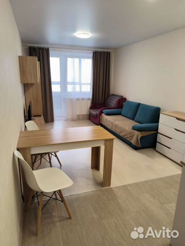 

Квартира-студия, 27 м², 2 кровати