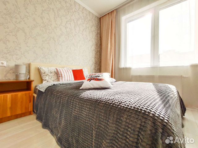 

1-к. квартира, 42 м², 3 кровати