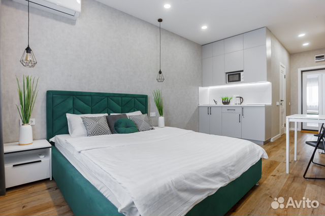 

Квартира-студия, 28 м², 1 кровать