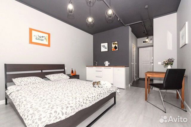 

Квартира-студия, 27 м², 1 кровать