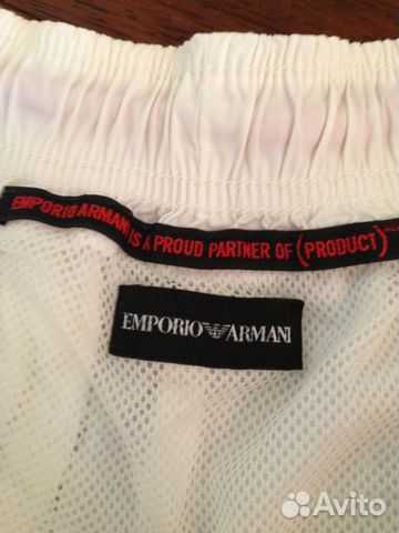 Белые шорты Emporio Armani Белые шорты Emporio Armani