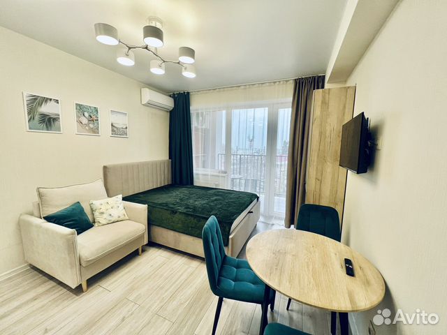 

Квартира-студия, 25 м², 2 кровати
