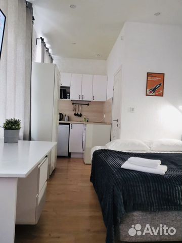 

Квартира-студия, 17 м², 2 кровати