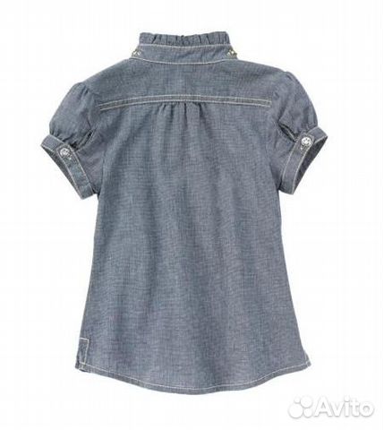 Джинсовая блузка Gymboree р.8 (на 7-8 лет, новая)