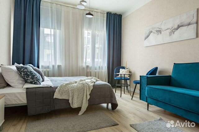 

1-к. квартира, 41 м², 2 кровати