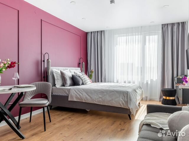 

Квартира-студия, 30 м², 2 кровати