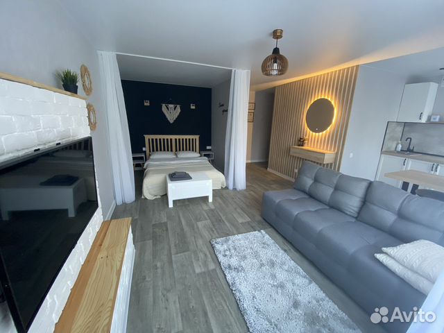 

Квартира-студия, 32 м², 2 кровати