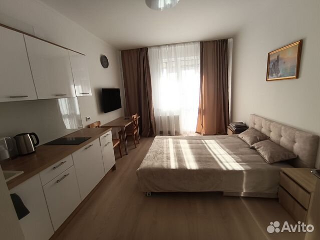 

Квартира-студия, 28 м², 1 кровать