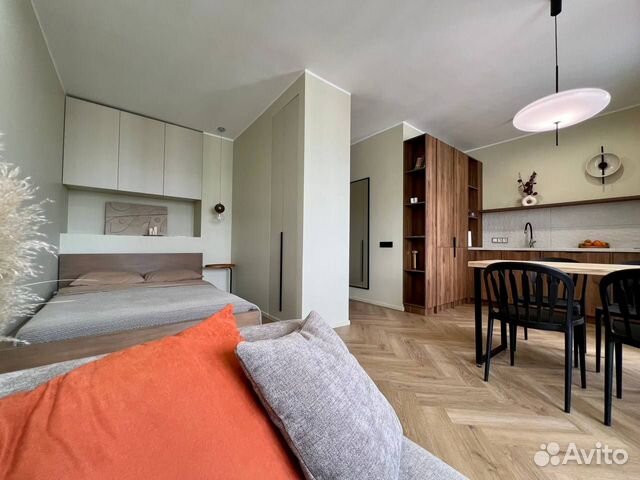 

Квартира-студия, 35 м², 2 кровати