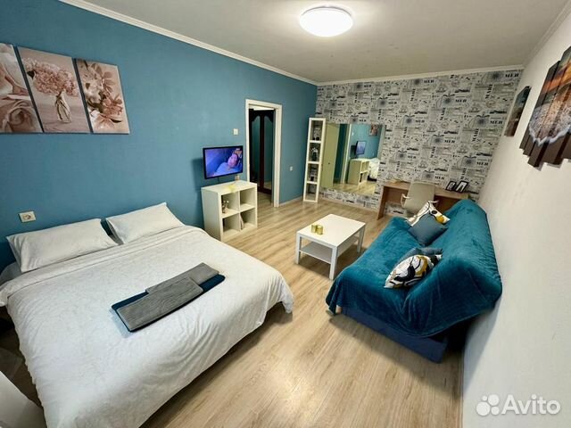 

1-к. квартира, 40 м², 2 кровати