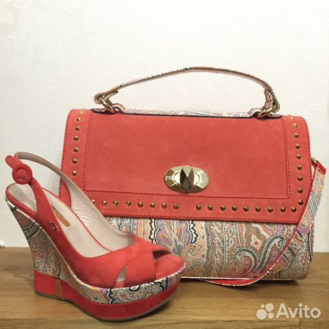 Новые туфли р38.5 и сумка Marino Fabiani комплект