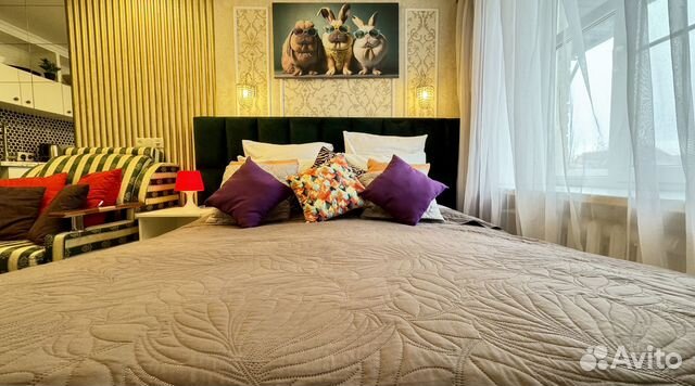 

Квартира-студия, 24,6 м², 2 кровати