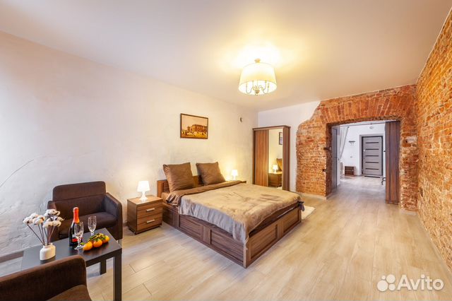 

1-к. квартира, 38 м², 2 кровати