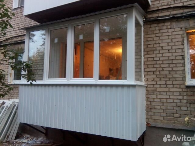 Услуги - навесные балконы, пластиковые окна в тульской облас.