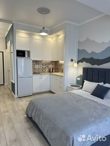 

Квартира-студия, 27 м², 1 кровать