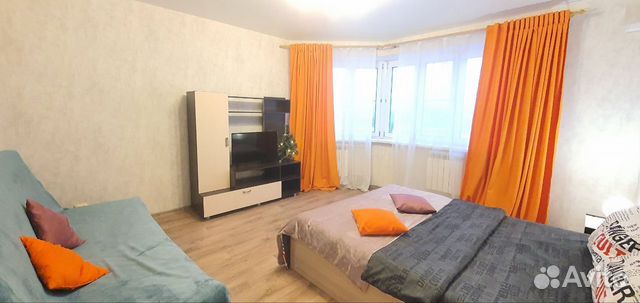 

1-к. квартира, 38 м², 2 кровати