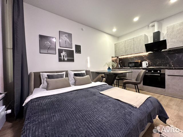 

Квартира-студия, 30 м², 1 кровать