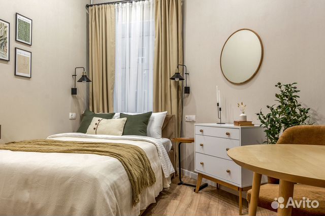

Квартира-студия, 21 м², 2 кровати