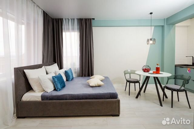 

Квартира-студия, 36 м², 2 кровати