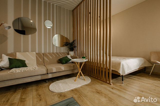 

Квартира-студия, 28 м², 2 кровати