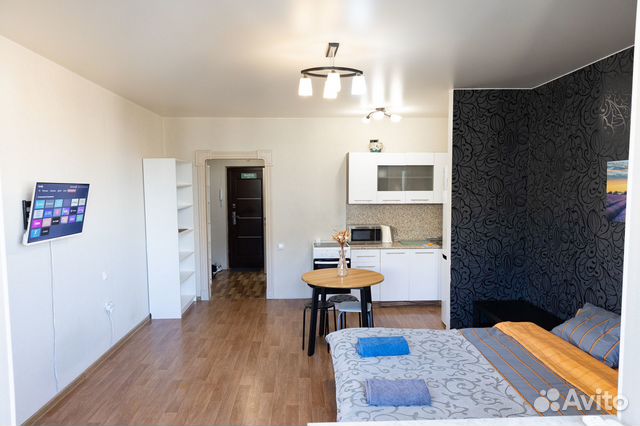

Квартира-студия, 32 м², 2 кровати