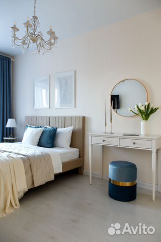 

1-к. квартира, 42 м², 2 кровати