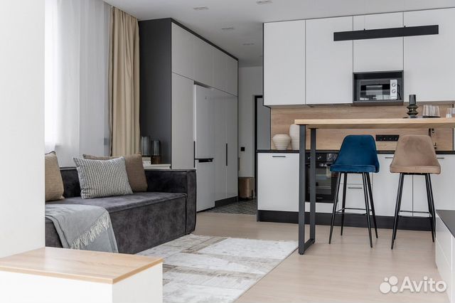 

Квартира-студия, 28 м², 3 кровати