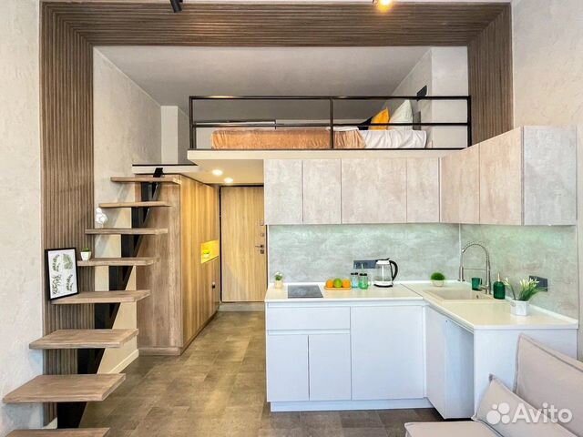 

Квартира-студия, 30 м², 2 кровати