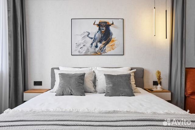 

1-к. квартира, 34 м², 2 кровати