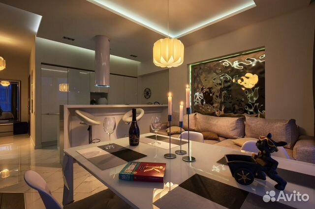 

Квартира-студия, 57 м², 2 кровати