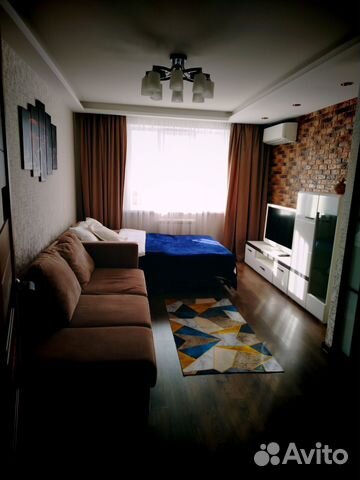 

1-к. квартира, 45 м², 2 кровати
