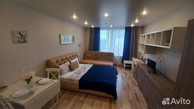 

Квартира-студия, 28 м², 2 кровати