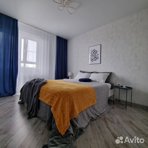 

1-к. квартира, 44 м², 2 кровати