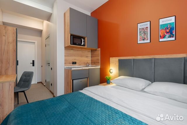

Квартира-студия, 15 м², 1 кровать