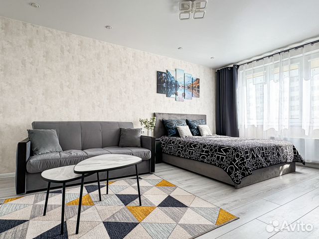 

1-к. квартира, 38 м², 2 кровати