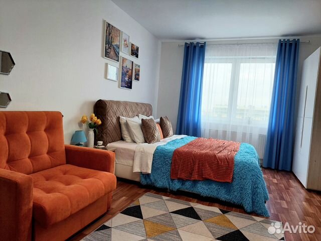 

1-к. квартира, 40 м², 3 кровати