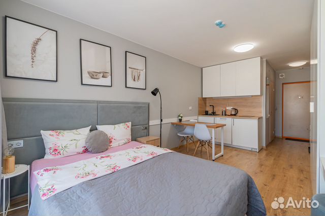 

Квартира-студия, 25 м², 1 кровать