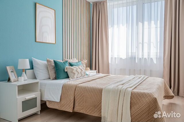 

1-к. квартира, 39 м², 2 кровати