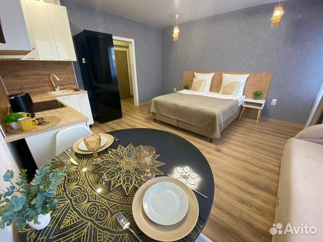 

Квартира-студия, 33 м², 4 кровати